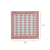 Crissy Cotton Canvas Printed Napkins - Set of 4 - Pink Vintage Floral