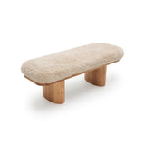 Ollie Upholstered Bench (48"-57") - Natural / 48"