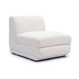 Perry Modular Armless Chair - Cream
