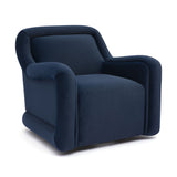 Charli Performance Swivel Chair - Dark Blue