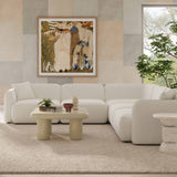 Travie 5-Piece Modular L-Sectional - Sand