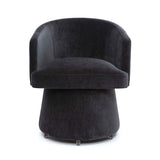 Kristen Rolling Desk Chair - Black