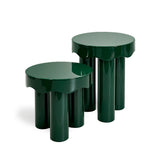 Casper High Gloss Nesting Side Table Set - Green
