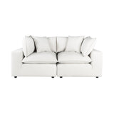 Cali 80" Modular Loveseat - Pearl