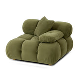 Calliope Performance Modular Corner Chair - Olive Green
