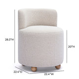 Hakuna Desk Chair - Cream