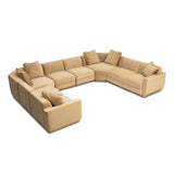 Perry 8-Piece Modular Large U-Sectional - Tan
