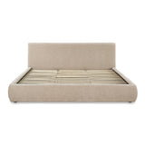 Isla Upholstered Bed - Taupe / King