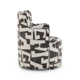 Passe Swivel Accent Chair - Black