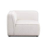 Travie Modular Corner Chair - White Sand