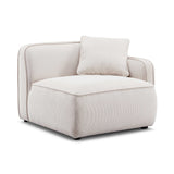 Travie Modular Corner Armchair - White Sand / RAF