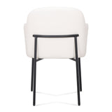Sydney Performance Vegan Leather Armchair - Set of 2 - Cream