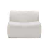 Zenith Contract-Grade Upcycled Fabric Armless Chair - Cream