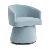 Kristen Rolling Desk Chair - Faded Blue