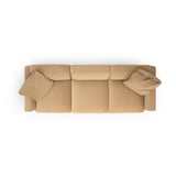 Perry Modular Sofa (96"-124") - Tan / 96"