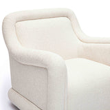 Charli Performance Swivel Chair - Off-White
