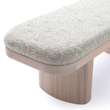 Ollie Upholstered Bench (48"-57") - Neutral Floral / 48"