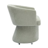 Kristen Rolling Desk Chair - Green