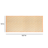 Dolce Natural Cotton Table Cloth - Blush / 70" x 160"
