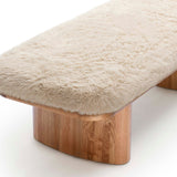 Ollie Upholstered Bench (48"-57") - Natural / 57"