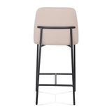 Sydney Performance Velvet Counter Stool Set of 2 - Taupe