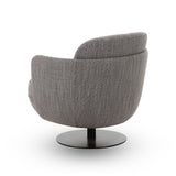 Solange Swivel Accent Chair - Grey