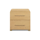 Marissa 22" Ash 2-Drawer Nightstand - Natural Ash