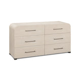 Marissa 62" Ash 6-Drawer Dresser - Washed Ash
