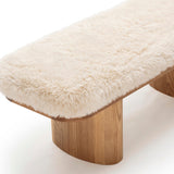 Ollie Upholstered Bench (48"-57") - Natural / 48"