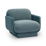 Azalea Performance Velvet Accent Chair - Powder Blue
