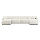 Travie 6-Piece Modular U-Sectional - Sand