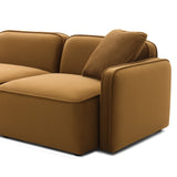 Travie 78" Modular Loveseat - Honey