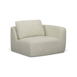 Noor XL 47" Modular Corner Chair - Wheat / RAF