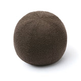 Boba Ball Throw Pillow (9"-14") - Brown / Small
