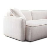 Travie 78" Modular Loveseat - White Sand