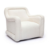 Charli Performance Swivel Chair - Off-White