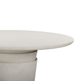 Margot 54" Indoor/Outdoor Round Dining Table - Light Grey