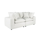 Cali 80" Modular Loveseat - Pearl