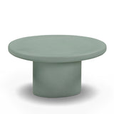 Jade Concrete Indoor/Outdoor Nesting Coffee Table Set - Green