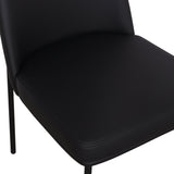 Sydney Performance Vegan Leather Dining Chair - Set of 2 - Black