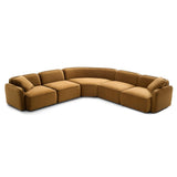 Travie 5-Piece Modular Large L-Sectional - Honey