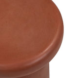 Lydia Concrete Indoor/Outdoor Side Table - Red