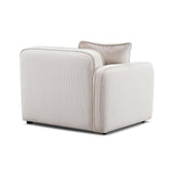 Travie Modular Corner Armchair - White Sand / LAF