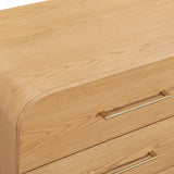 Marissa 62" Ash 6-Drawer Dresser - Natural Ash