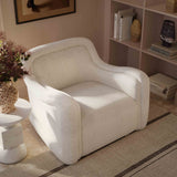 Charli Performance Swivel Chair - Off-White