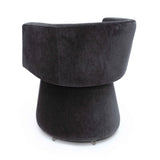 Kristen Rolling Desk Chair - Black