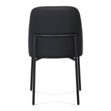 Sydney Performance Vegan Leather Dining Chair - Set of 2 - Black