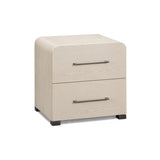 Marissa 22" Ash 2-Drawer Nightstand - Washed Ash