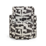 Passe Swivel Accent Chair - Black