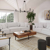 Cali 80" Modular Loveseat - Pearl